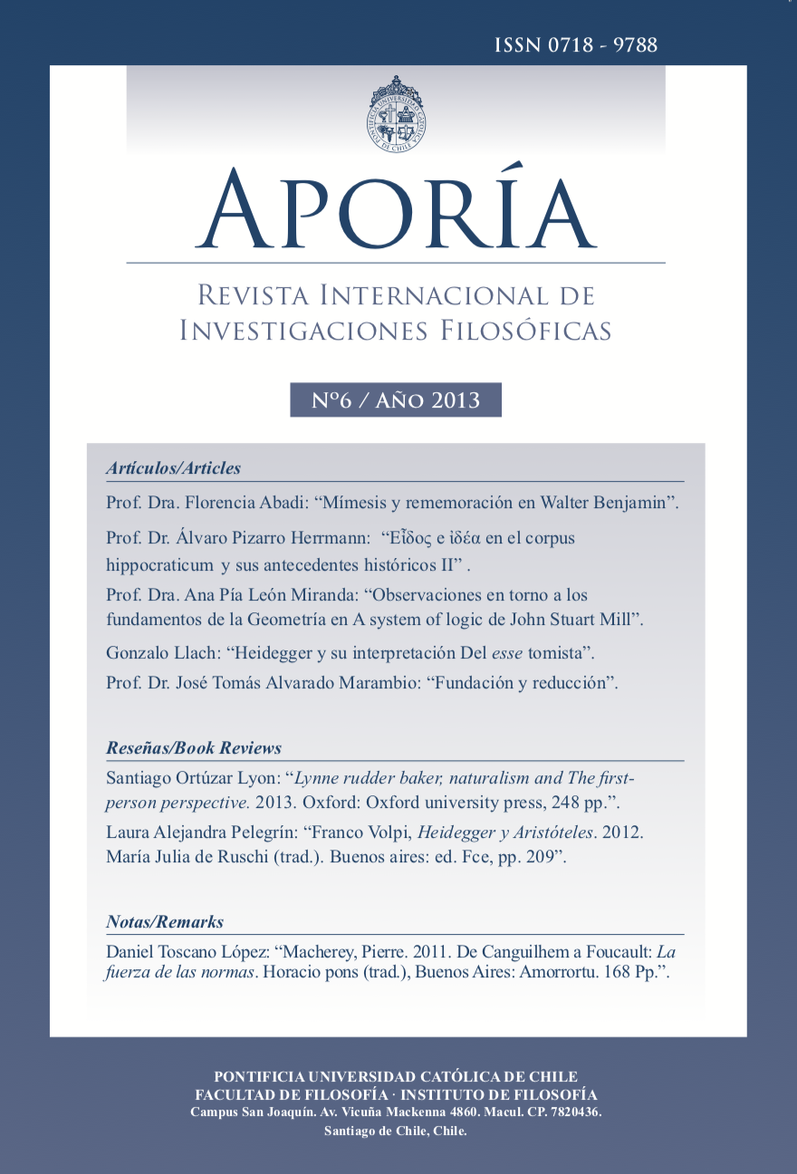 					Ver Núm. 6 (2013): Aporía. Revista Internacional de Investigaciones Filosóficas
				